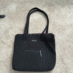 Vera Bradley Black Quilted Tote
